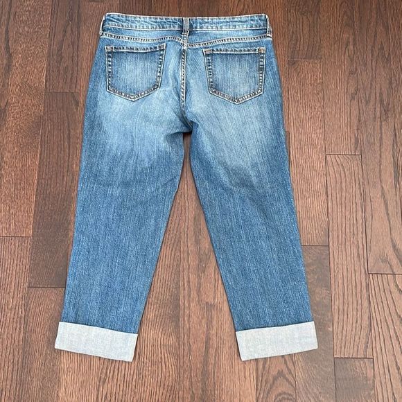 GAP 1969 Straight Cropped Cuffed Jeans  Size 8/29 R - Picture 3 of 8